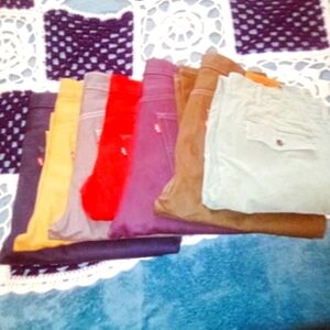 7 brand new pair of 501 Levi's. All different colors. Size 36x32. $25 a piece